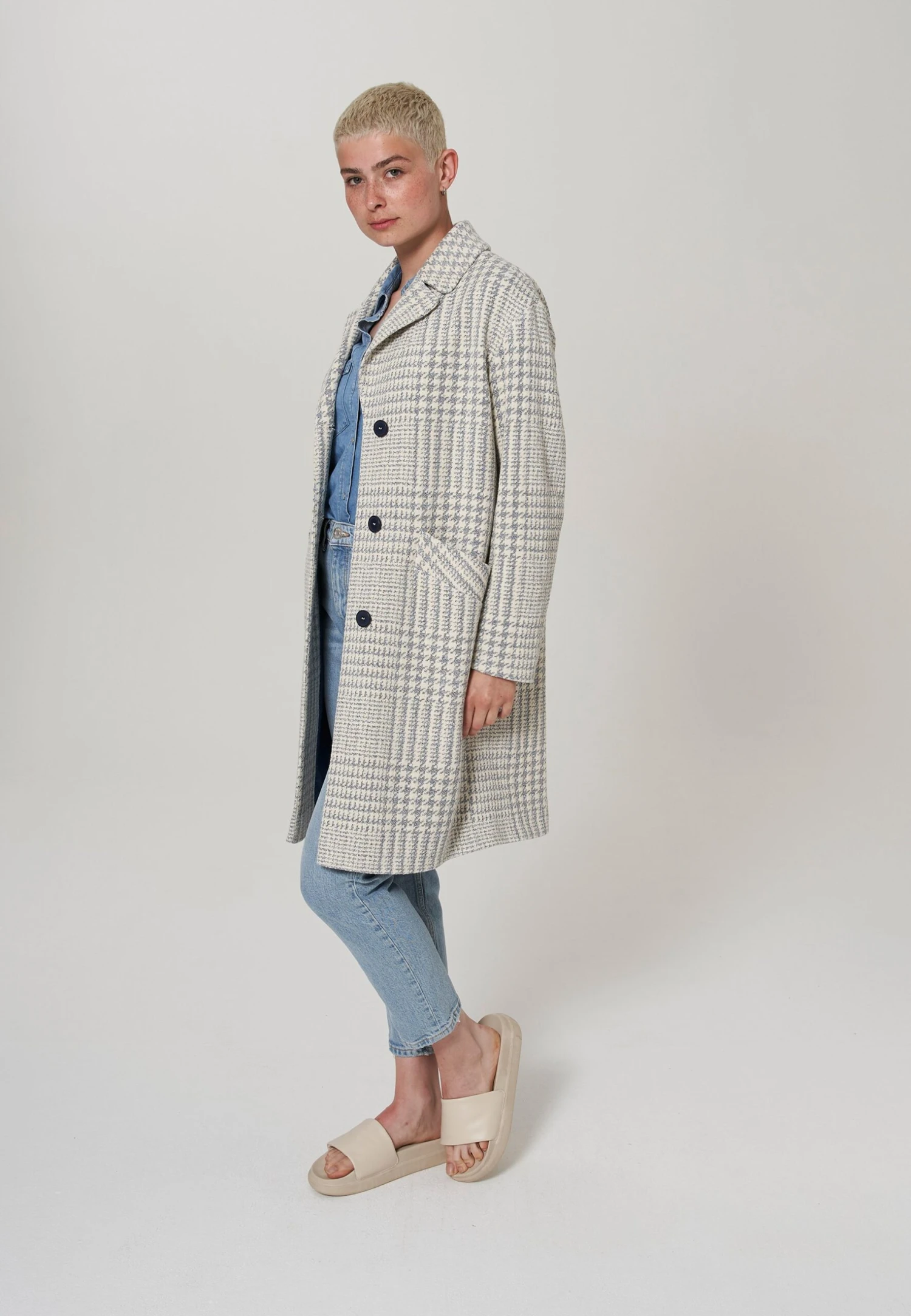 FUCHS SCHMITT Kurzmantel - Mantel - Silber Gem. - Afbeelding 3