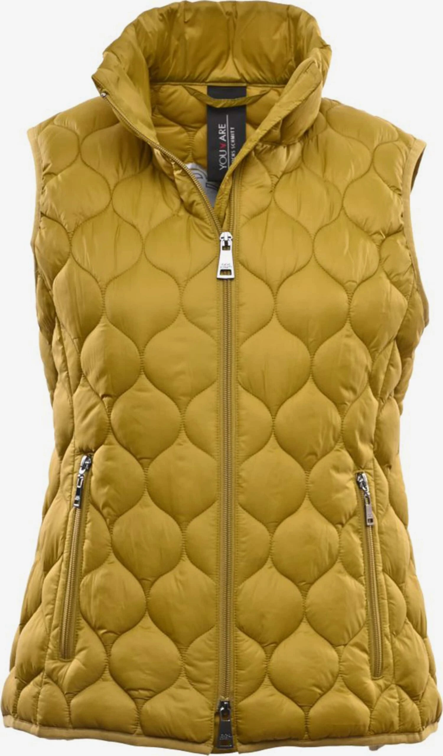 FUCHS SCHMITT Bodywarmers Bodywarmer Vegan Vibes Dames Mosterd