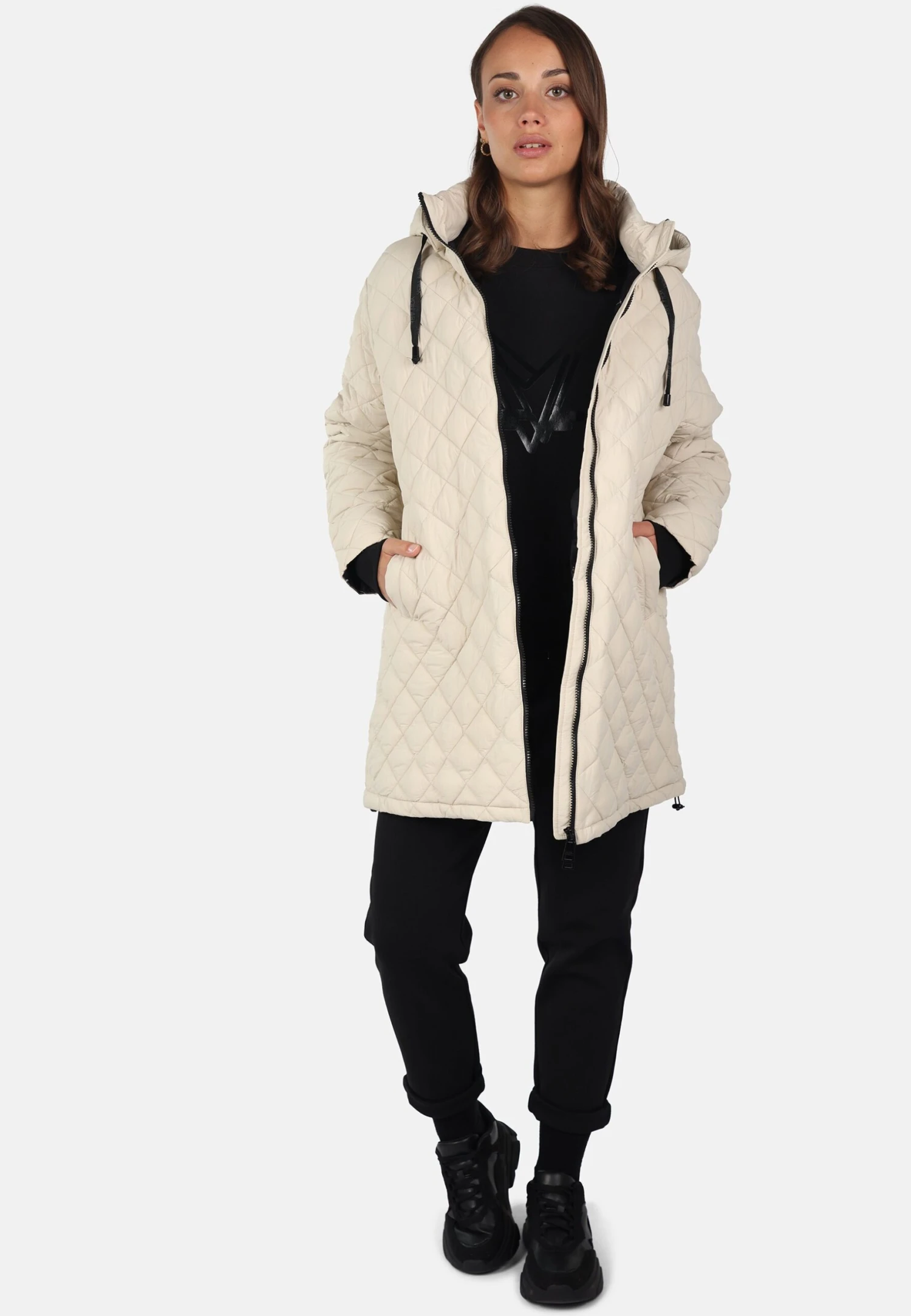 FUCHS SCHMITT Vegan Vibes - Winterjas - Champagner_Black