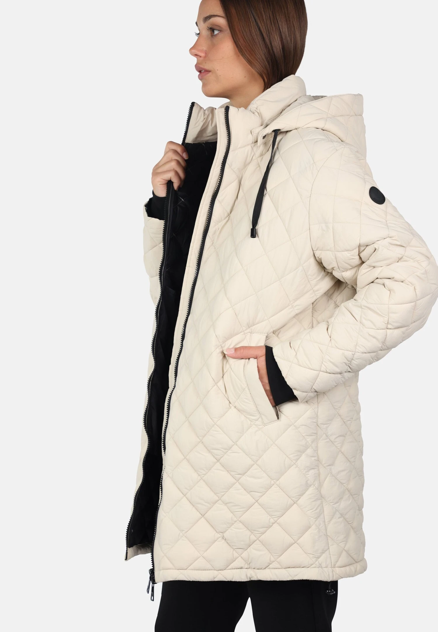 FUCHS SCHMITT Vegan Vibes - Winterjas - Champagner_Black - Afbeelding 3