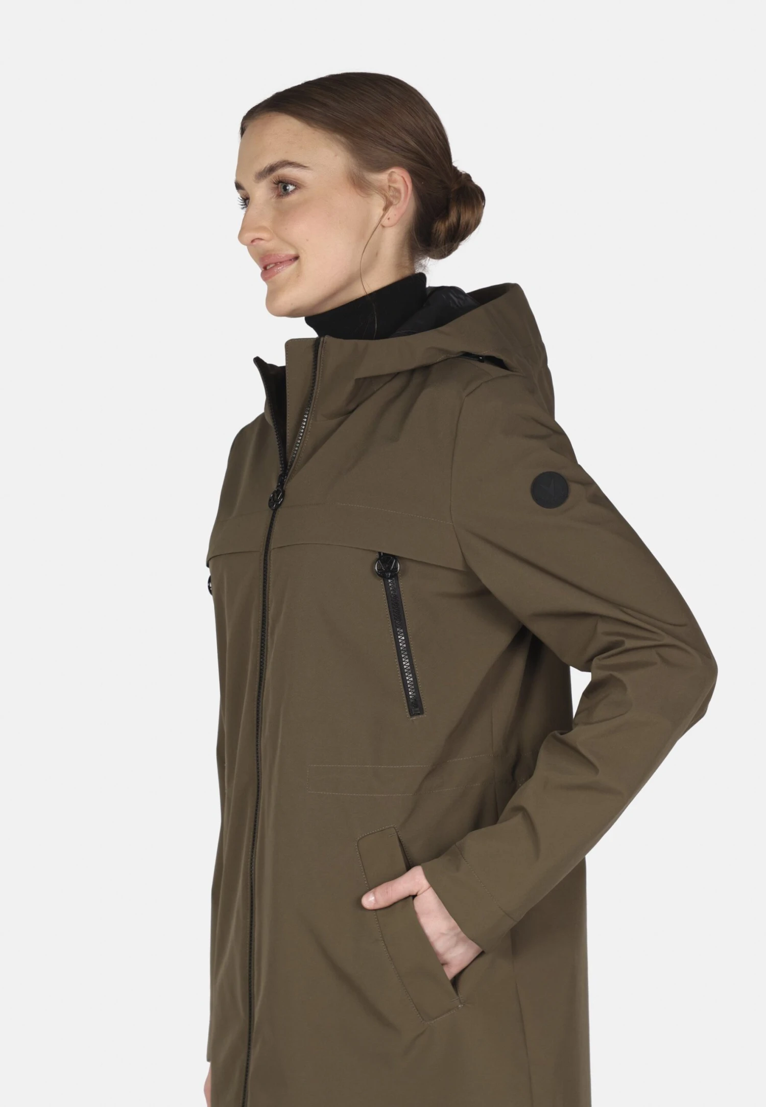 FUCHS SCHMITT Viroblock - Halflange Jas - Olive - Afbeelding 3