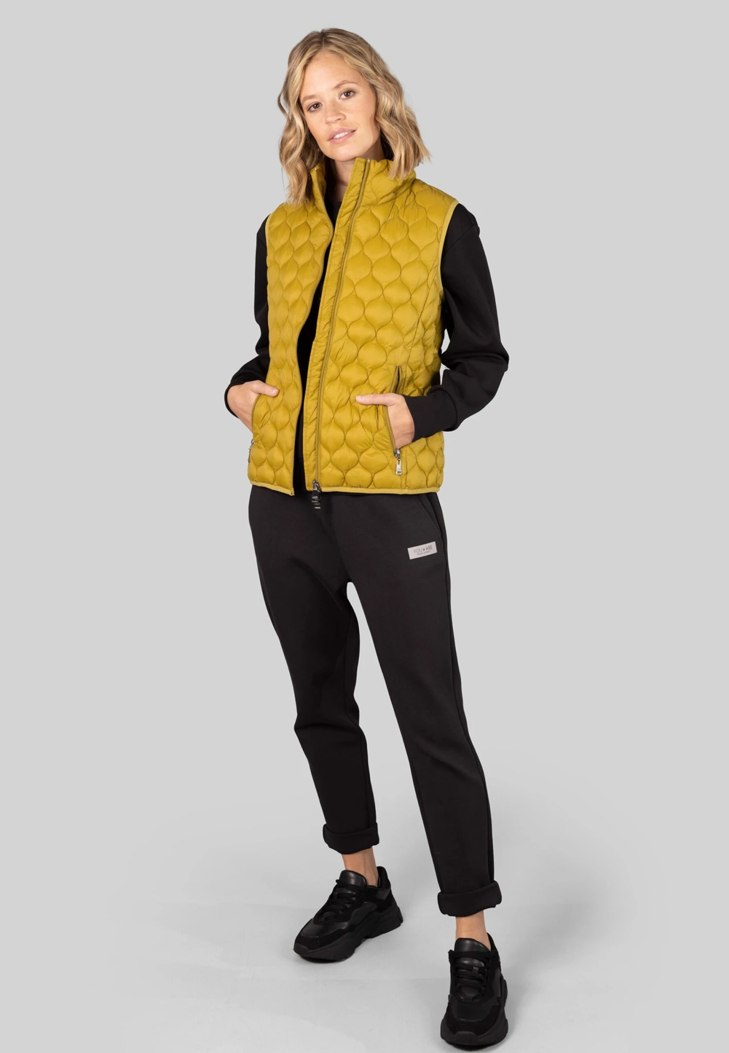 FUCHS SCHMITT Bodywarmers Bodywarmer Vegan Vibes Dames Mosterd - Afbeelding 2